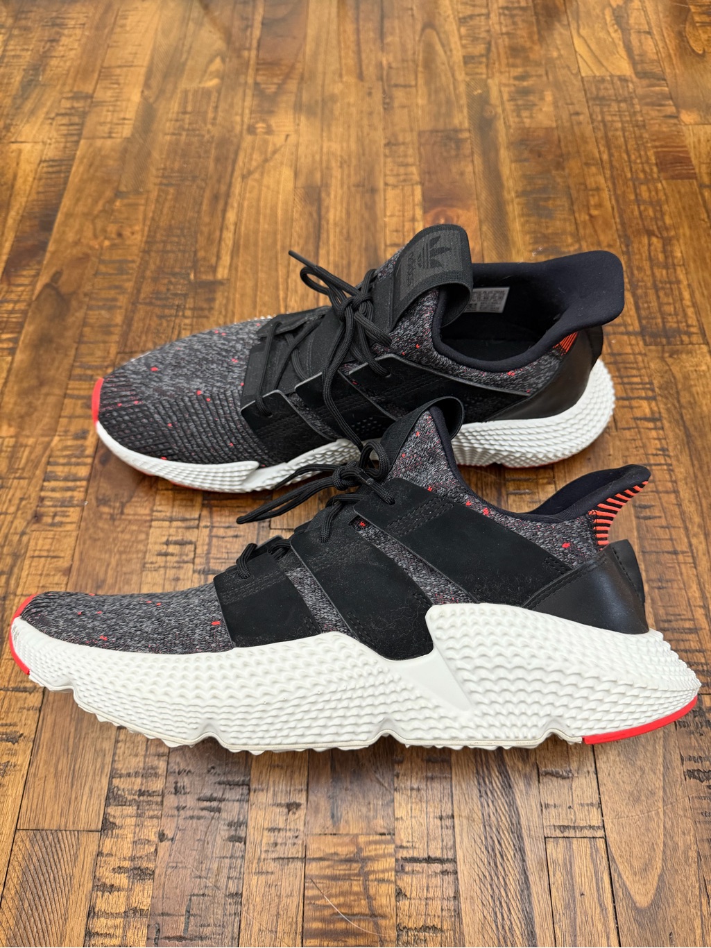Menâs Adidas Prophere Core Black Solar Red